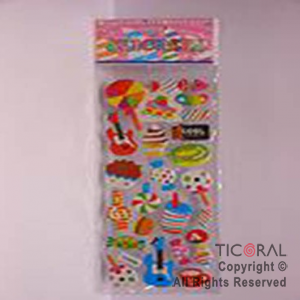 STICKER PALETA/DULCES/GUITARRAS HS5401-2 x 12